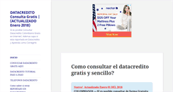 Desktop Screenshot of datacreditoconsulta.com